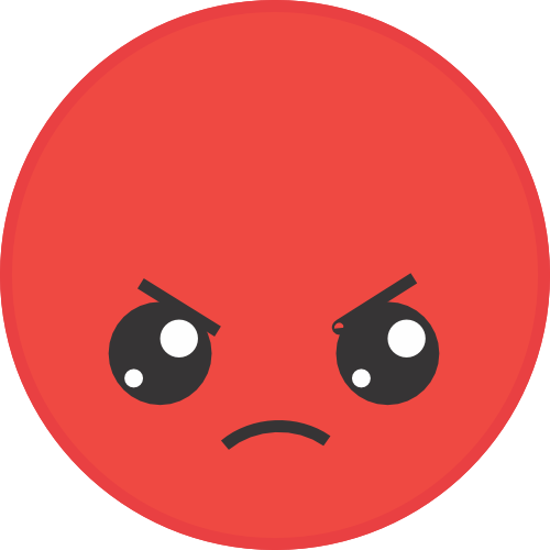 (s283-2-1I) Emoji Angry Face