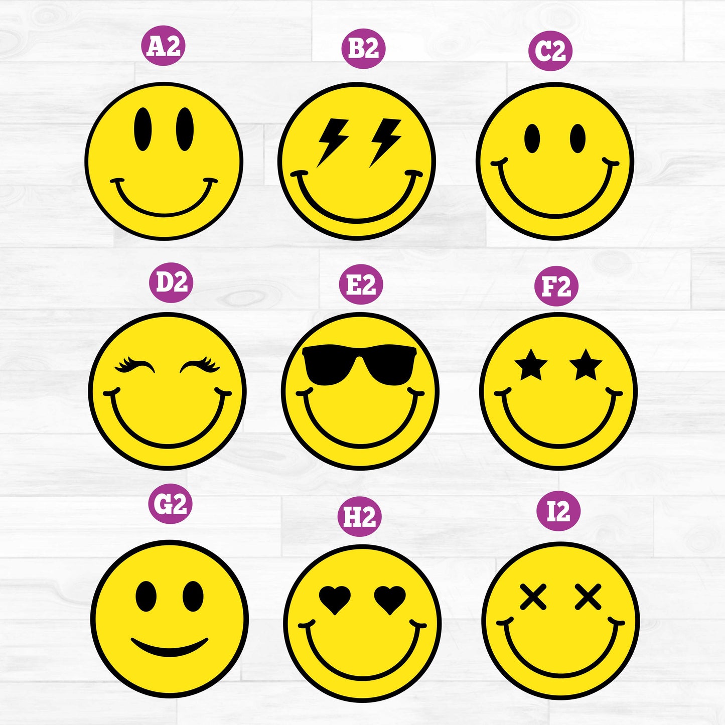 (s283-4) Smiley Face Two