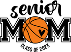(s285-3-B) Basketball Senior Mom Class of Any Year