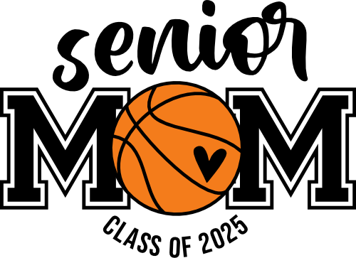 (s285-3-A) Basketball Senior Mom Class of Any Year