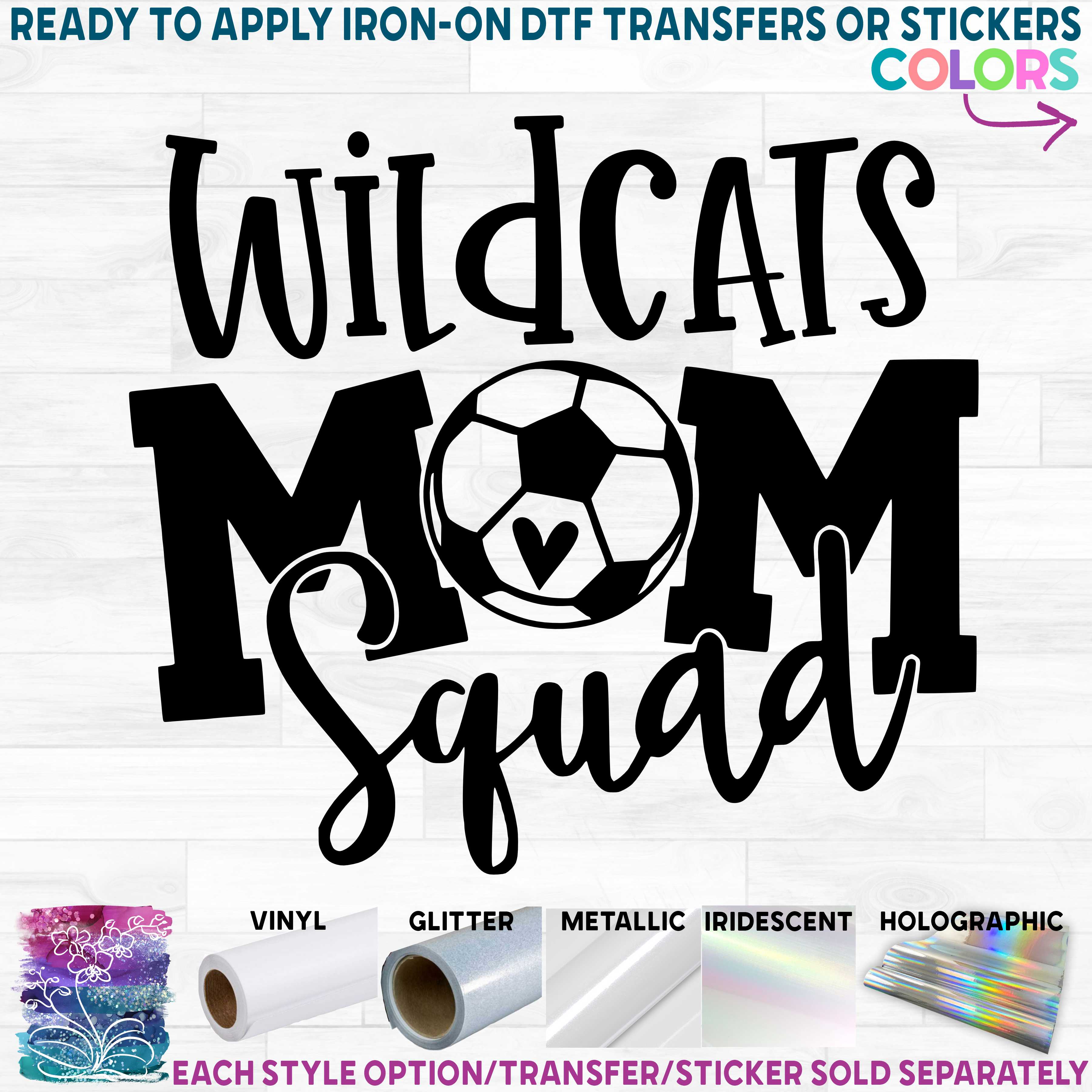 (s285-1B) Soccer Mom Squad Optional Team Name