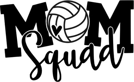(s285-2E) Volleyball Mom Squad Add Team Name