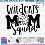 (s285-1C) Volleyball Mom Squad Optional Team Name