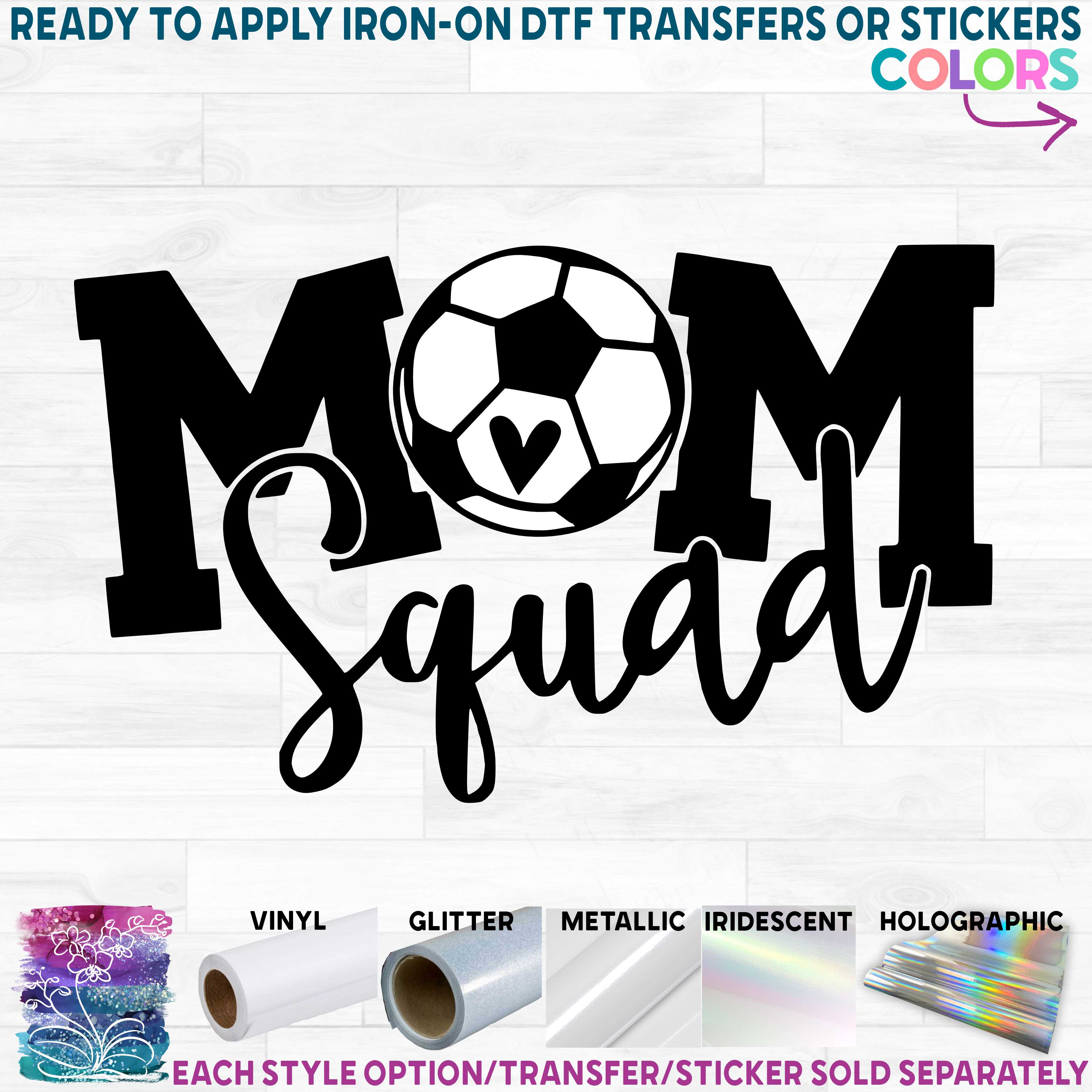 (s285-2D) Soccer Mom Squad Add Team Name