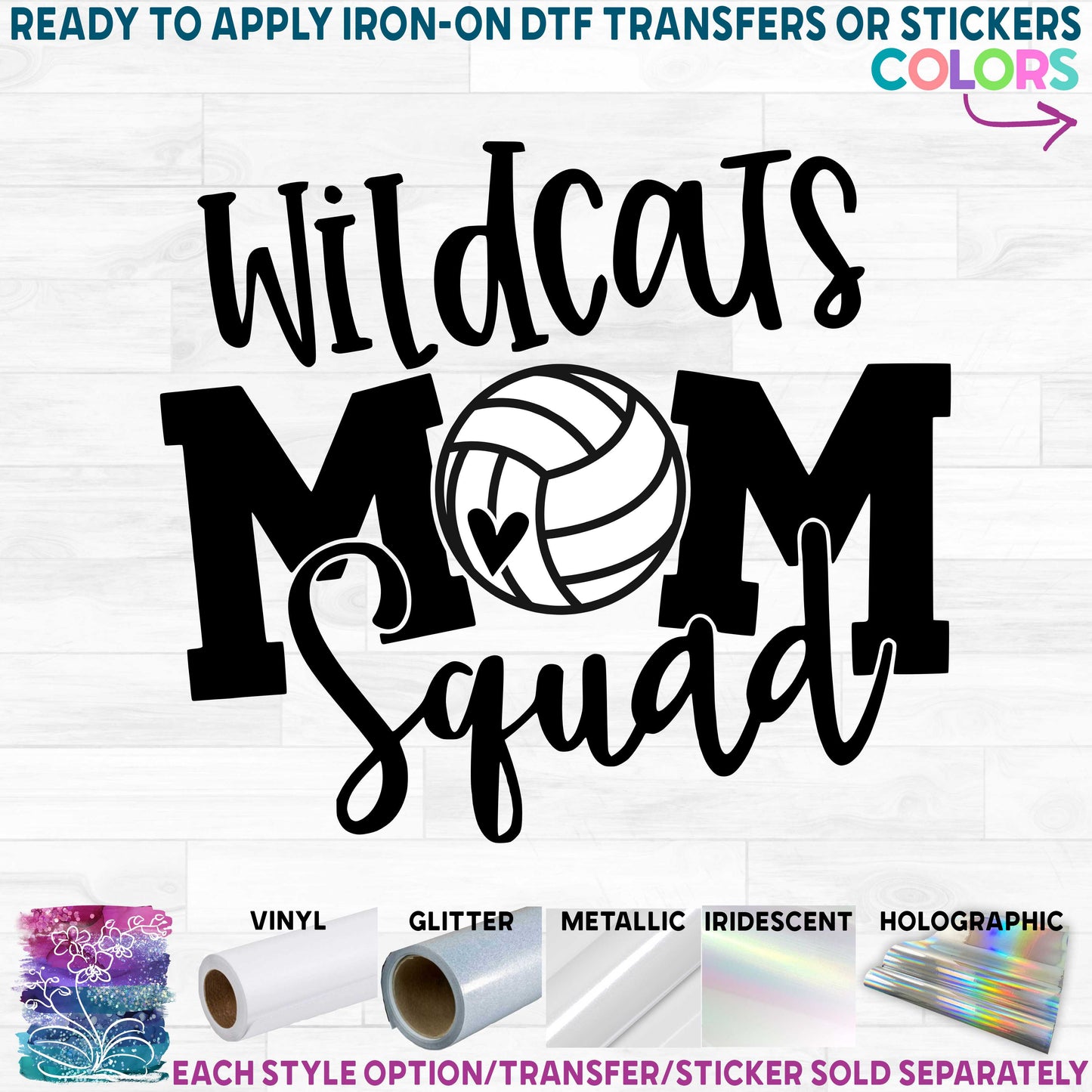 (s285-2E) Volleyball Mom Squad Add Team Name!