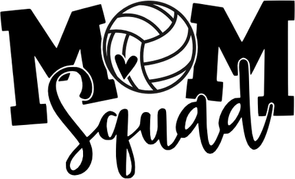 (s285-2E) Volleyball Mom Squad Add Team Name