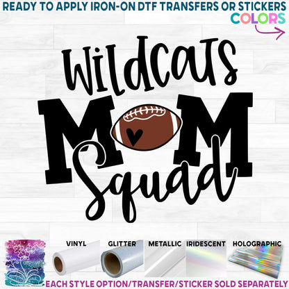 (s285-2G) Football Mom Squad Add Team Name!