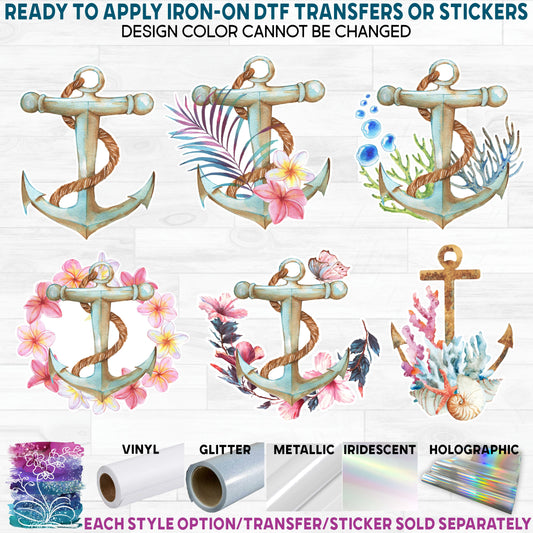 (s028) Watercolor Anchor Anchors