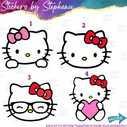 (s02C-005) Hello Kitty Iron-On Transfer