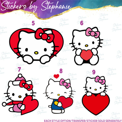 (s02C-005) Hello Kitty Iron-On Transfer