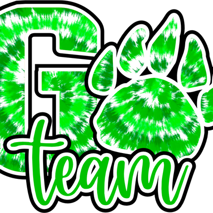 (334-02-D) Go Team Name Bear Paw