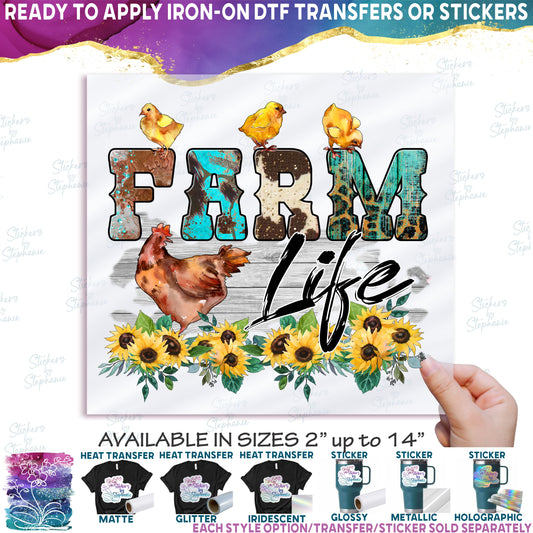 (s003-17D) Farm Life Chickens