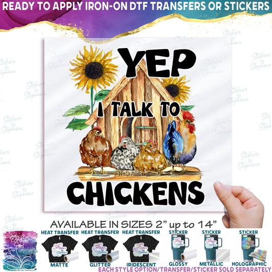 (s003-17E) Yep I Talk to Chickens