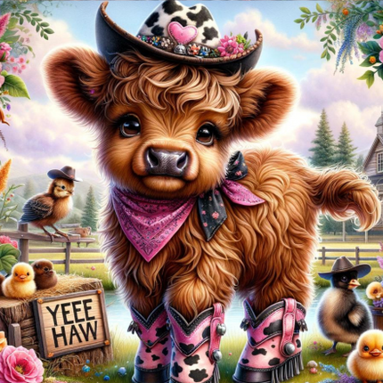 (s003-02-2T) Cow Country Western Yee Haw