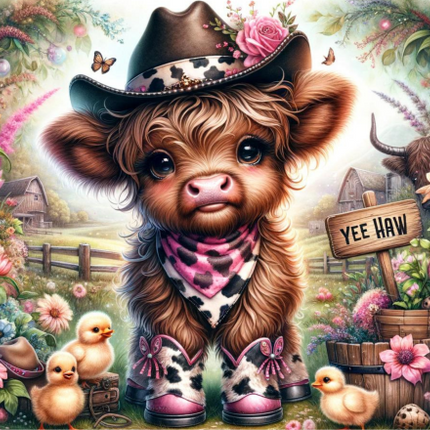 (s003-02-2U) Cow Country Western Yee Haw