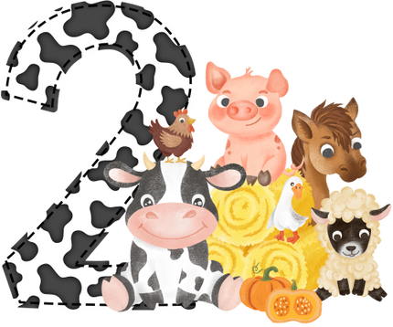 (s003-7-B)  Farm Animals 1, 2 Any Age