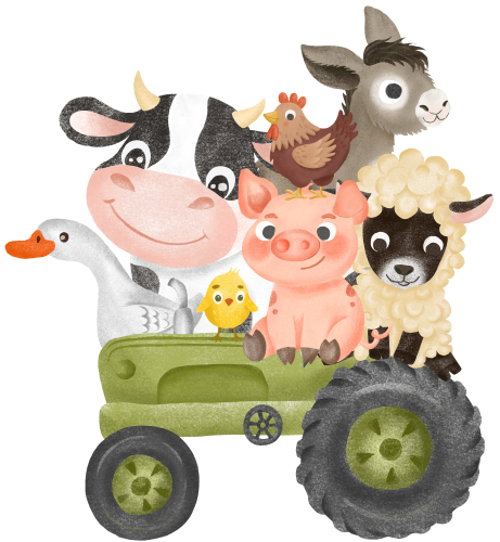 (s003-07-C)  Farm Animals 1, 2 Any Age