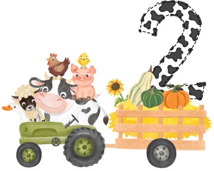 (s003-07-D)  Farm Animals 1, 2 Any Age