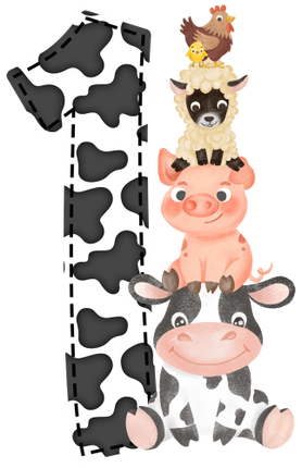 (s003-7-E)  Farm Animals 1, 2 Any Age