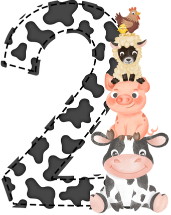 (s003-7-E)  Farm Animals 1, 2 Any Age