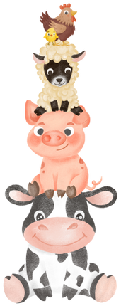 (s003-7-E)  Farm Animals 1, 2 Any Age