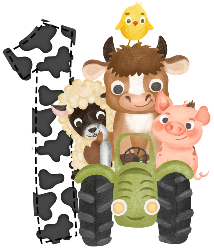 (s003-07-F)  Farm Animals 1, 2 Any Age
