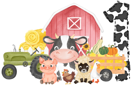 (s003-07-G)  Farm Animals 1, 2 Any Age