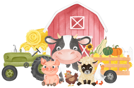 (s003-07-G)  Farm Animals 1, 2 Any Age