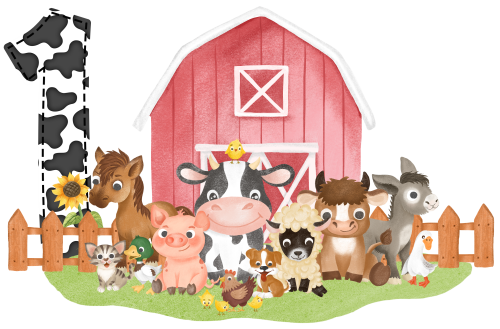 (s003-7-H)  Farm Animals 1, 2 Any Age