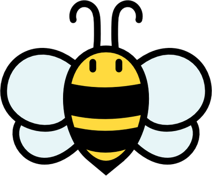 (s301-A2) Cute Bumble Bee Honeybee