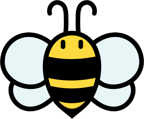 (s301-A2) Cute Bumble Bee Honeybee