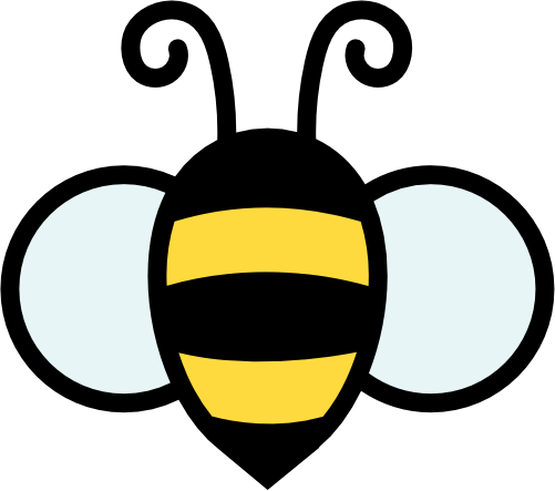 (s301-B2) Cute Bumble Bee Honeybee