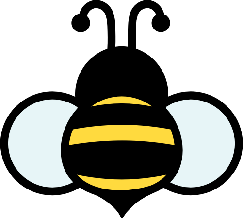 (s301-D2) Cute Bumble Bee Honeybee