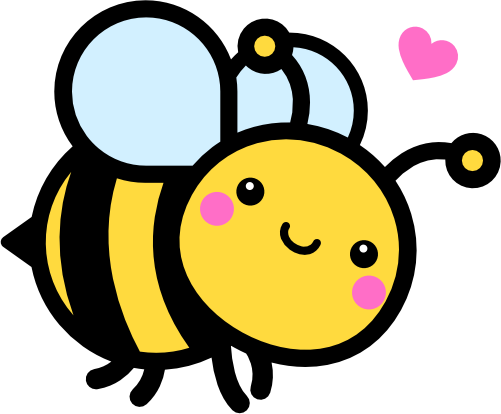 (s301-Y) Cute Bumble Bee Honeybee