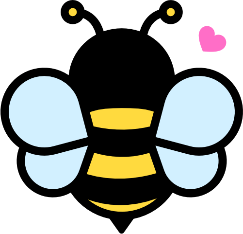 (s301-Z) Cute Bumble Bee Honeybee