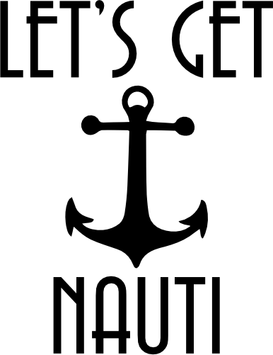 (s303-1G) Anchor Cruise Custom Text