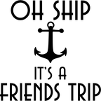(s303-1G) Anchor Cruise Custom Text