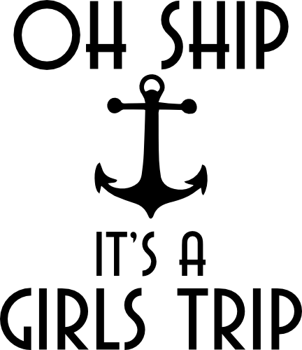 (s303-1G) Anchor Cruise Custom Text