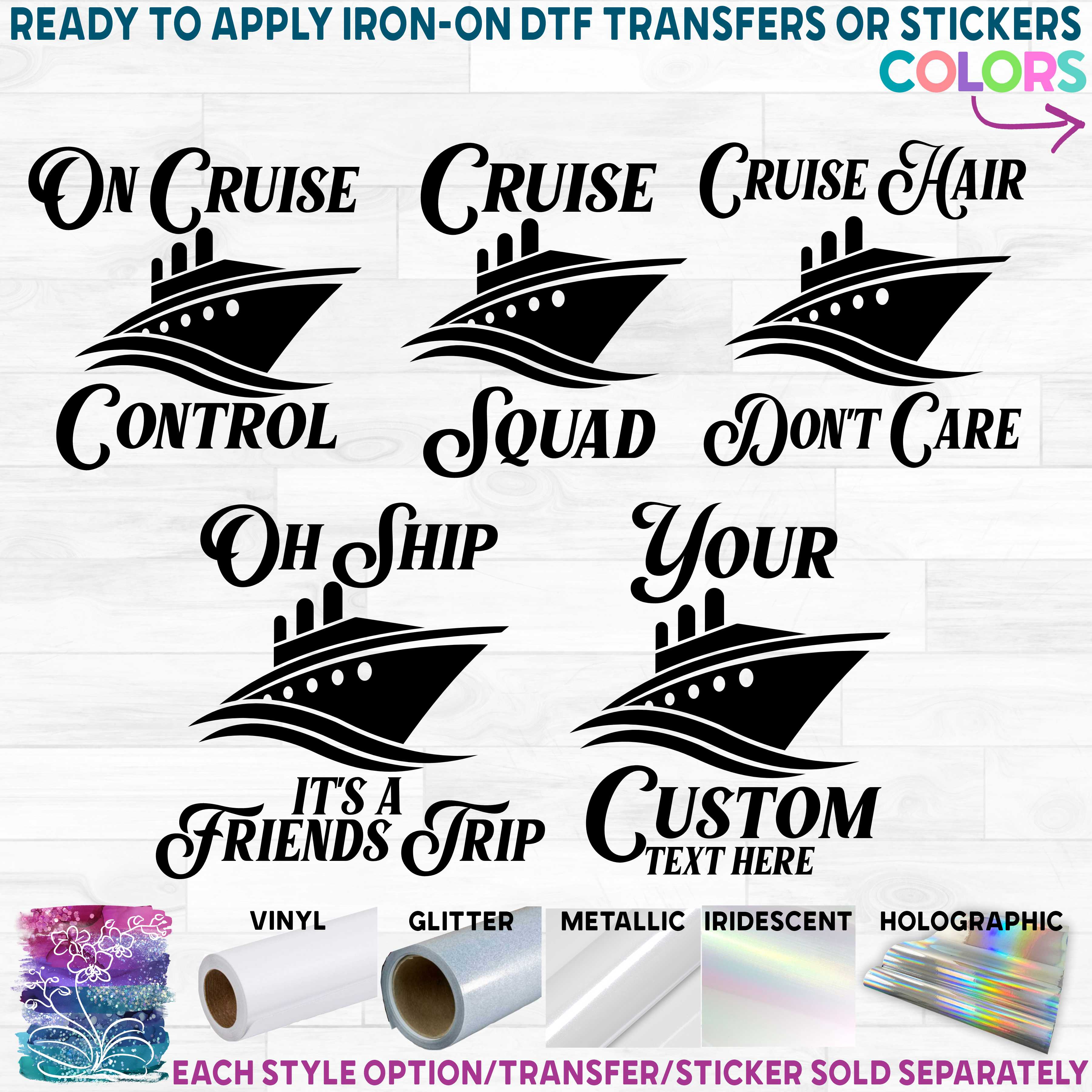 (s303-1J) Cruise Hair Don't Care On Cruise Control Cruise Squad Family Cruise Oh Ship