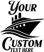 (s303-1J) Cruise Ship Custom Text