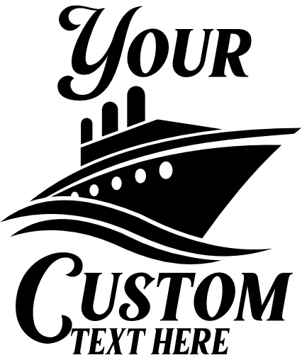 (s303-1J) Cruise Ship Custom Text