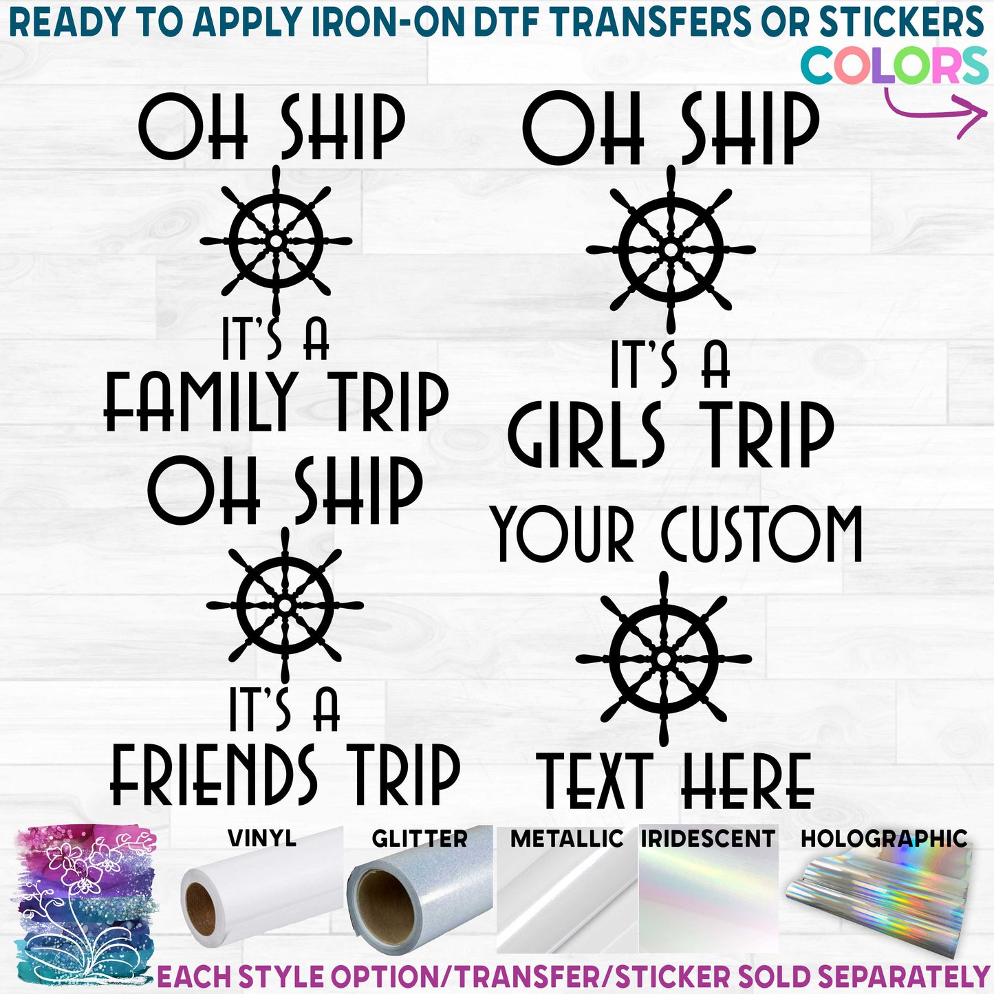 (s303-1N) Cruise Hair Don't Care On Cruise Control Cruise Squad Family Oh Ship Cruise Custom Text