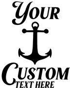 (s303-1N) Anchor Cruise Custom Text