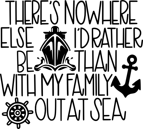 (303-02-C) There's Nowhere Else I'd Rather Be than with my Family out at Sea