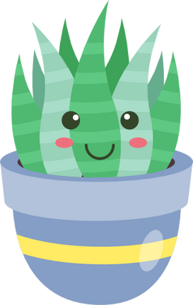 (304-01) Kawaii Cactus Succulents