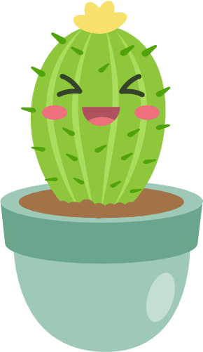 (304-01) Kawaii Cactus Succulents