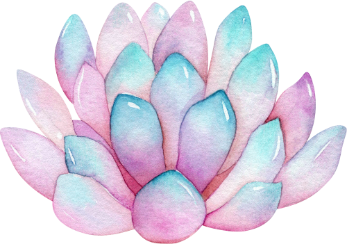 (304-01) Watercolor Cactus Succulents