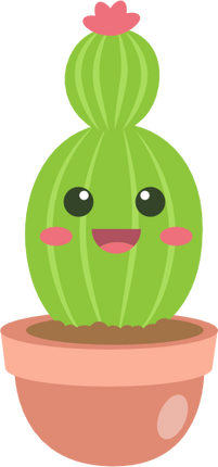 (304-01) Kawaii Cactus Succulents