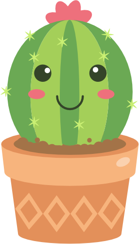 (304-01) Kawaii Cactus Succulents