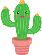 (304-01) Kawaii Cactus Succulents
